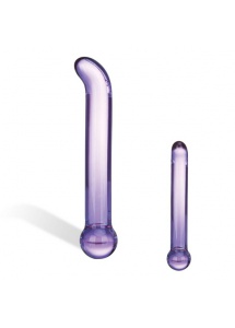 SexShop - Dildo szklane do punktu G - Glas Purple Glass G-Spot Tickler - online