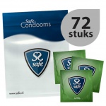 SexShop - Prezerwatywy z aloesem - Safe Caring Condoms Aloe Vera 72szt - online
