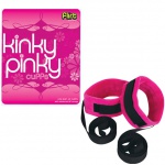 SexShop - Kajdanki z materiału - Kinky Pinky Cuffs - online