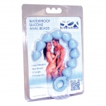 SexShop - Kulki analne silikonowe - Sex in the Shower Blue Silicone Anal Beads  - online