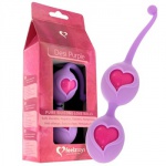 SexShop - Kulki stymulujące z serduszkiem Feelz Toys - Desi Love Balls Purple fioletowe - online