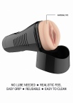 MASTURBATOR wagina NAWILŻONA gotowa do działania - Self Lubrication Easy Grip Masturbator XL Vaginal - Flesh