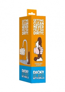 MYDEŁKO w kształcie penisa - Dicky Soap With Balls - Chocolate