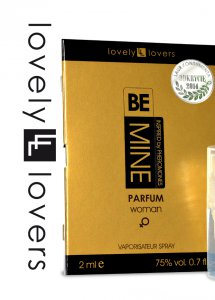 SexShop - Perfumy kobiece z feromonami zapachowymi - LOVELY LOVERS BeMINE parfum WOMAN 2ml - online