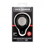 SexShop - Pierścień na penis - Perfect Fit Cock Armour Regular  czarny - online