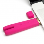SexShop - Podwójny stymulator łechtaczki z elastyczną końcówką - Crave Duet Flex Vibrator  Różowy - online