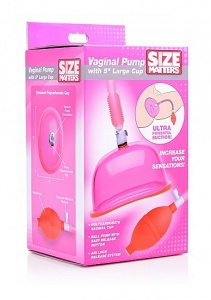 Pompka do pochwy z małym kubkiem 5 cala - Vaginal Pump with 5 Inch Large Cup - Pink