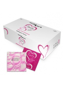 SexShop - Słodkie prezerwatywy MoreAmore Condom Tasty Skin Bubblegum 100 sztuk - online