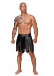 Strój Gladiatora 1051 - Leather gladiator skirt -  Noir Handmade