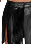 Strój Gladiatora 1051 - Leather gladiator skirt -  Noir Handmade