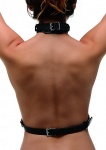Uprząż na piersi dla kobiet - czarna AF494 - Female Chest Harness - Black