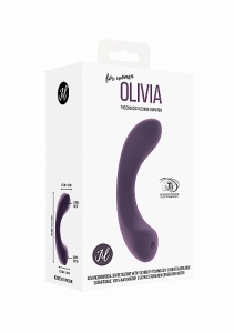 WIBRATOR KLASYCZNY super cichy Olivia - Olivia - Purple
