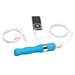 SexShop - Wibrator muzyczny Naughtibod - iPod Vibrator niebieski - online