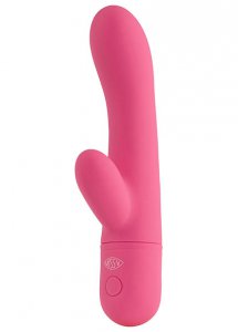 Sexshop - Miss V Babe Passion Pink  - Wibrator ze stymulatorem - online