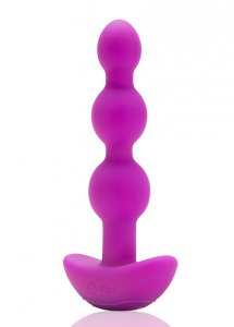 Sexshop - B-Vibe Triplet Anal Beads  Fioletowy - Wibrująca sonda kulkowa analna - online