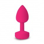 SexShop - Wibrujący plug analny - Fun Toys Gplug Large 3,9cm Różowy - online