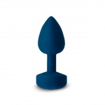 SexShop - Wibrujący plug analny ładowany - Fun Toys Gplug Small Niebieski - online