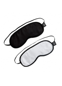 SexShop - Pięćdziesiąt twarzy Greya Soft Blindfold Twin Pack - Satynowa opaska na oczy 2sztuki - online