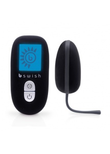 SexShop - Wibrujące jajeczko bezprzewodowe - B Swish bnaughty Unleashed Premium  czarne - online