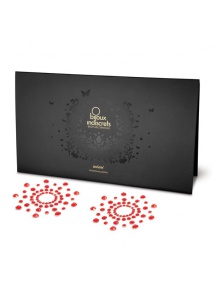SexShop - Diamentowe ozdoby na sutki i ciało - Bijoux Indiscrets Mimi okręgi czerwień - online