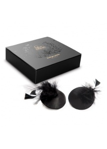 SexShop - Nakładki na sutki - Bijoux Indiscrets Burlesque Pasties z piórkami - online