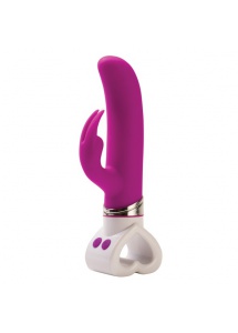 SexShop - Wibrator ze stymulatorem łechtaczki - Rocks-Off Roxy Rabbit  fioletowy - online