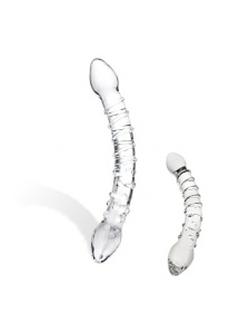 SexShop - Dildo szklane - Glas Double Trouble Glass Dildo - online