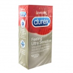 SexShop - Prezerwatywy super cienkie - Durex Feeling Ultra Sensitive Condoms 12 szt - online