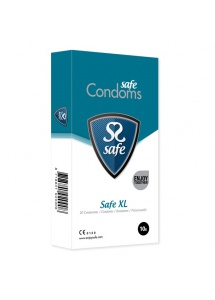 SexShop - Prezerwatywy XL - Safe XL Condoms 10 szt - online