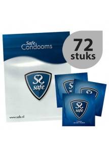 SexShop - Prezerwatywy klasyczne - Safe Just Safe Condoms 72szt - online