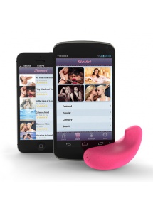 SexShop - Stymulator sterowany ze smartfonu - Vibease iPhone Version Vibrator różowy - online