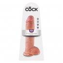 Sexshop - King Cock Cock 11 Inch with Balls Flesh - Dildo realistyczne z przyssawką - 28 cm - online