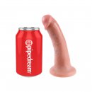 Sexshop - King Cock Cock 6 Inch Cielisty - Dildo realistyczne z przyssawką - 15 cm - online