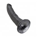 Sexshop - King Cock Cock 7 Inch Czarny - Dildo realistyczne z przyssawką - 18 cm - online