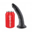Sexshop - King Cock Cock 7 Inch Czarny - Dildo realistyczne z przyssawką - 18 cm - online