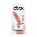Sexshop - King Cock Cock 7 Inch Cielisty - Dildo realistyczne z przyssawką - 18 cm - online