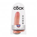 Sexshop - King Cock Cock 7 Inch with Balls Flesh - Grube dildo realistyczne z przyssawką - 18 cm - online