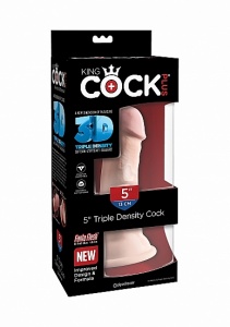 Dildo z jądrami Triple Density - 5" Triple Density Cock - Flesh