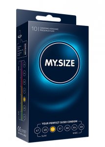 Sexshop - My Size Natural Latex Condom 53mm 10szt - Dopasowane prezerwatywy - online