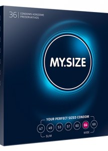 Sexshop - My Size Natural Latex Condom 64mm 36szt - Dopasowane prezerwatywy - online