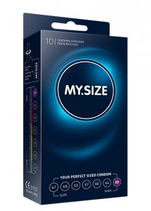 Sexshop - My Size Natural Latex Condom 69mm 10szt - Dopasowane prezerwatywy - online