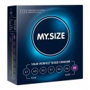 Sexshop - My Size Natural Latex Condom 69mm 3szt - Dopasowane prezerwatywy - online