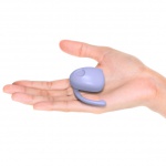 SexShop - Innowacyjny stymulator łechtaczki - Dame Products EVA Hands-Free Vibrator  fioletowy - online