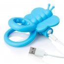 Sexshop - The Screaming O- Charged Monarch Wearable Butterfly Vibe  Niebieski - Pierścień wibrujący motylek na penisa - online