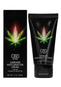 Krem do masturbacji z olejem konopnym dla kobiet - CBD Cannabis Masturbation Cream For Her - 50 ml