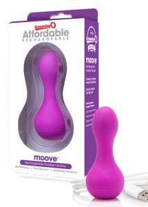 Sexshop - The Screaming O Charged Affordable Rechargeable Moove Vibe  Fioletowy - Masażer łechtaczki - online