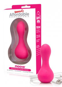Sexshop - The Screaming O Charged Affordable Rechargeable Moove Vibe  Różowy - Masażer łechtaczki - online