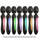 Sexshop - Kama Sutra Rhythm Bhangra Full Body Massager  Czarny - Masażer z nasadkami - online