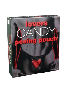 SexShop - Męskie stringi z cukierków z sercem - Lovers Candy Posing Pouch   - online