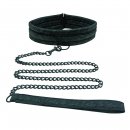 Sexshop - Sportsheets Midnight Lace Collar and Leash   - Obroża ze smyczką - online